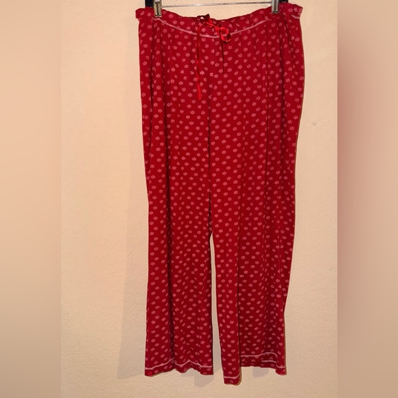 Cacique Lane Bryant Christmas Red & White Snowflake Pajama Set- Size 14/16 - Picture 10 of 14